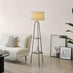 Andi Silver Shelf Display Standing Floor Lamp