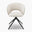 Anika Cream Fabric Swivel Office Chair