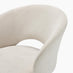 Anika Cream Fabric Swivel Office Chair