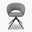 Anika Grey Fabric Swivel Office Chair
