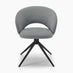 Anika Grey Fabric Swivel Office Chair