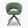 Anika Green Fabric Swivel Office Chair