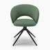 Anika Green Fabric Swivel Office Chair