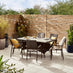 Antigua Brown Rattan 6 Seat Garden Dining Set
