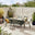 Antigua Grey Rattan 6 Seat Garden Dining Set