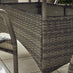 Antigua Grey Rattan 6 Seat Garden Dining Set