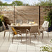 Antigua Beige Rattan 6 Seat Garden Dining Set