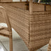 Antigua Beige Rattan 6 Seat Garden Dining Set