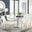 Arezzo Large Extending Dining Table and 8 Cream Pesaro Gold Leg Chairs