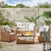 Arizona Beige Rattan 4 Seat Garden Sofa & Chairs Set
