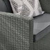 Arizona Grey Rattan 4 Seat Garden Sofa & Chairs Set