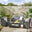 Arizona Grey Rattan 4 Seat Garden Sofa & Chairs Set