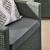 Arizona Grey Rattan 4 Seat Garden Sofa & Chairs Set