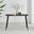 Asti Rectangular Grey Marble Effect Ceramic 4 Seater Dining Table