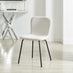 2x Asti Cream Linen Effect Dining Chairs