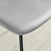 Asti Grey Marble Ceramic Top Dining Table & 4 Grey Asti Chairs