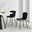 2x Asti Black Velvet Dining Chairs
