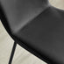 Asti Grey Marble Ceramic Top Dining Table & 4 Black Asti Chairs