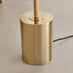 Astrid White and Rattan Floor Lamp