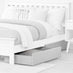 2x Azure White Set of Drawers