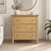 Belle Solid Oak Wood 3 Drawer Chest of Drawers