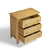 Belle Solid Oak Wood 3 Drawer Chest of Drawers
