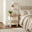 Belle 1 Drawer Solid Oak Wood and Cream Bedside Table