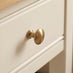 Belle 1 Drawer Solid Oak Wood and Cream Bedside Table