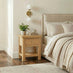 Belle 1 Drawer Solid Oak Wood Bedside Table