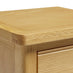 Belle 2 Drawer Solid Oak Wood Slim Bedside Table