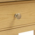 Belle 2 Drawer Solid Oak Wood Slim Bedside Table