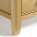 Belle 2 Drawer Solid Oak Wood Slim Bedside Table