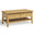 Belle 2 Drawer Rectangular Solid Oak Wood Coffee Table