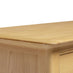 Belle 2 Drawer Rectangular Solid Oak Wood Coffee Table