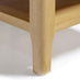 Belle 2 Drawer Rectangular Solid Oak Wood Coffee Table