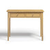 Belle 2 Drawer Solid Oak Wood Console Table