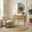 Belle 2 Drawer Solid Oak Wood Console Table
