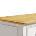 Belle 4 Drawer Solid Oak Wood and Cream Chest of Drawers