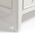Belle 4 Drawer Solid Oak Wood and Cream Chest of Drawers