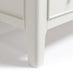 Belle 4 Drawer Solid Oak Wood and Cream Chest of Drawers