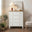 Belle 4 Drawer Solid Oak Wood and Cream Chest of Drawers