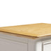 Belle 4 Drawer Tall Solid Oak and Cream Small Chest of Drawers
