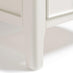 Belle 4 Drawer Tall Solid Oak and Cream Small Chest of Drawers
