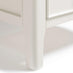 Belle 4 Drawer Tall Solid Oak and Cream Small Chest of Drawers