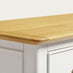 Belle 4 Drawer Tall Solid Oak and Cream Small Chest of Drawers