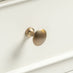 Belle 4 Drawer Tall Solid Oak and Cream Small Chest of Drawers