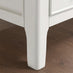 Belle 4 Drawer Tall Solid Oak and Cream Small Chest of Drawers