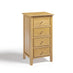 Belle 4 Drawer Tall Solid Oak Slim Chest of Drawers