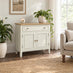 Belle Solid Oak Wood & Cream 2 Door 1 Drawer Sideboard