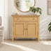 Belle Solid Oak Wood 2 Door 1 Drawer Sideboard